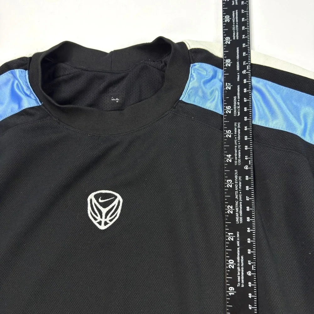 Vintage Nike Center Swoosh Sweatshirt Mens Size L Basketball Warm‎ Up Crew Y2K